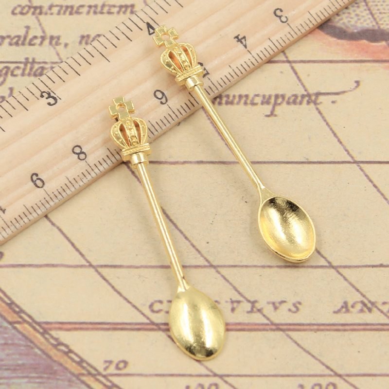 10pcs Charms Kitchen Crown Spo - Vintage Collectible Spoons review and price