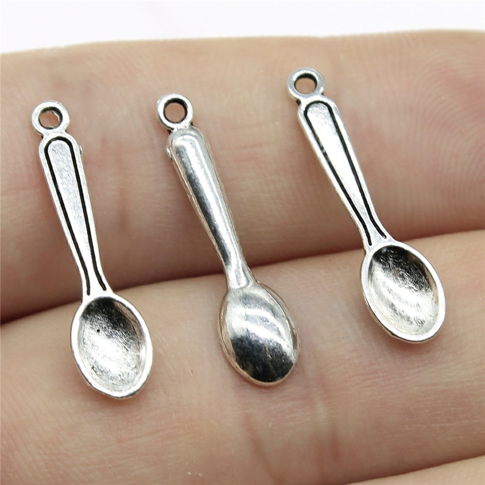 WYSIWYG 40pcs 24x6mm Charms Ki - Vintage Collectible Spoons review and price