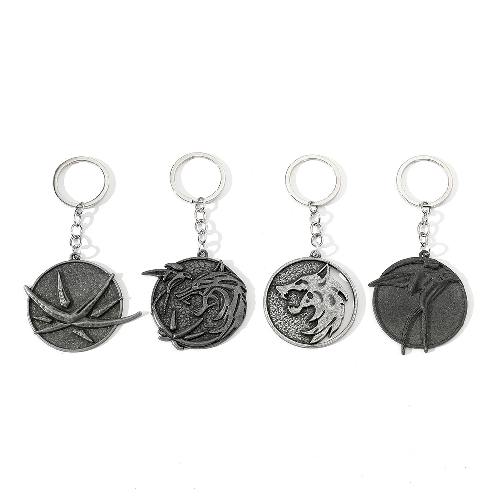 Vintage Wolf Head Keychain Gam - Vintage Items review and price