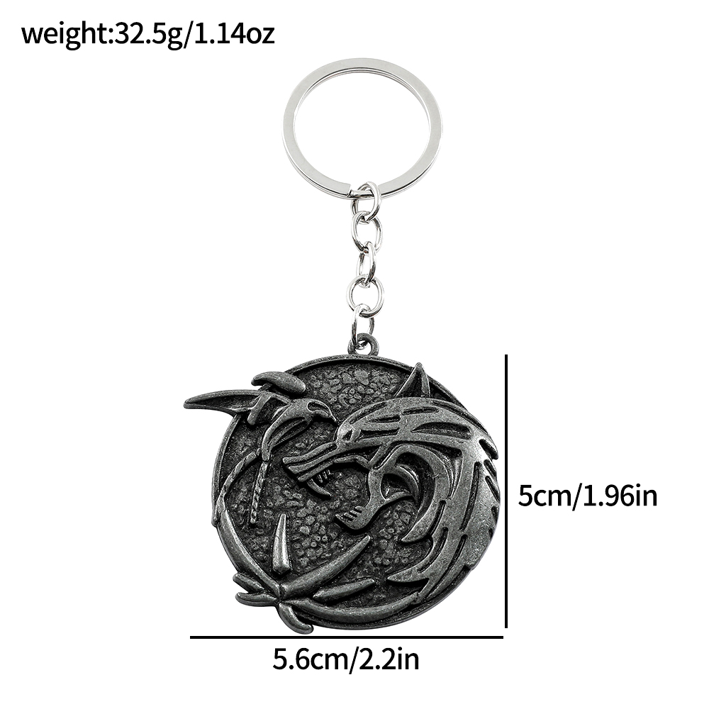 Vintage Wolf Head Keychain Gam - Vintage Items review and price