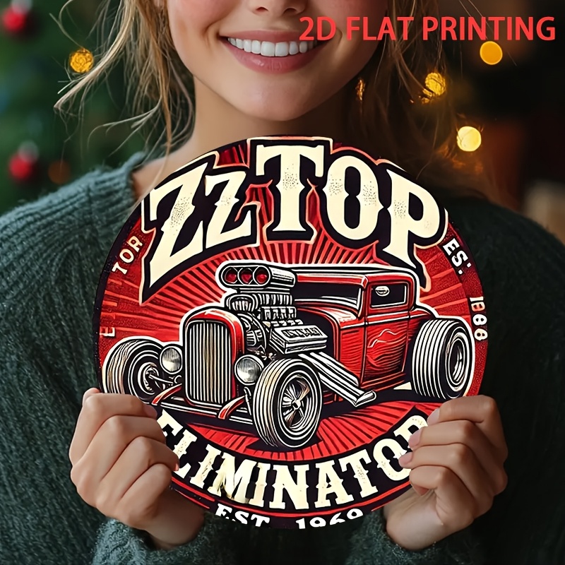 2D Flat, 1pc ZZ Top Eliminator - Vintage Collectible Signs review and price