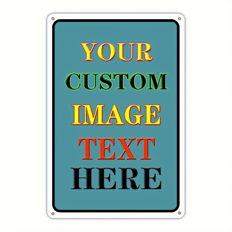 Custom Photo Rectangular Iron  - Vintage Collectible Signs review and price