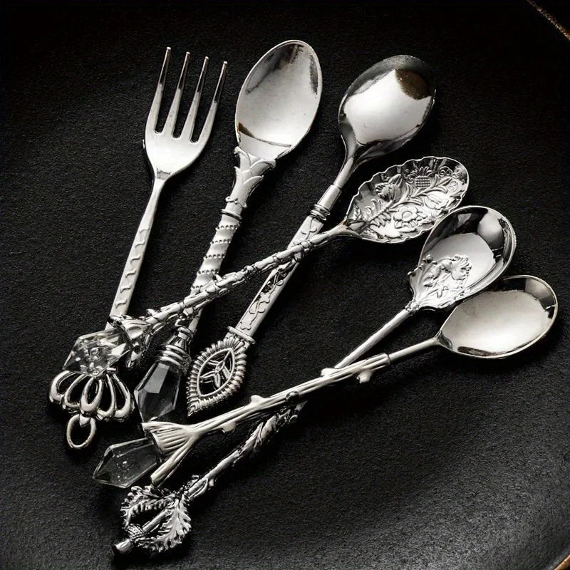 6pcs Vintage Spoons Fork Royal - Vintage Collectible Spoons review and price