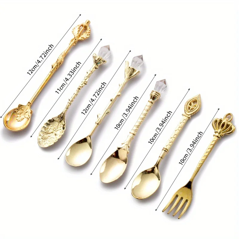 6pcs Vintage Spoons Fork Royal - Vintage Collectible Spoons review and price