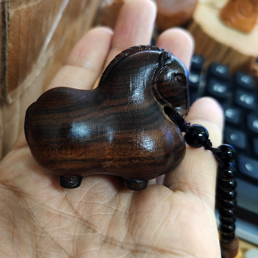 Tang‑Style Horse Wooden Hand P - Vintage Collectible Classics review and price