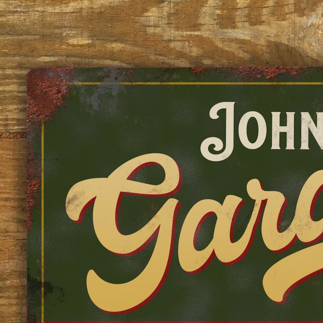 Custom Personalised Garage Met - Vintage Collectible Signs review and price