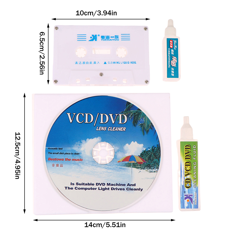 Hot CD VCD DVD Player Lens Cle - Cassette Tape Head review and price